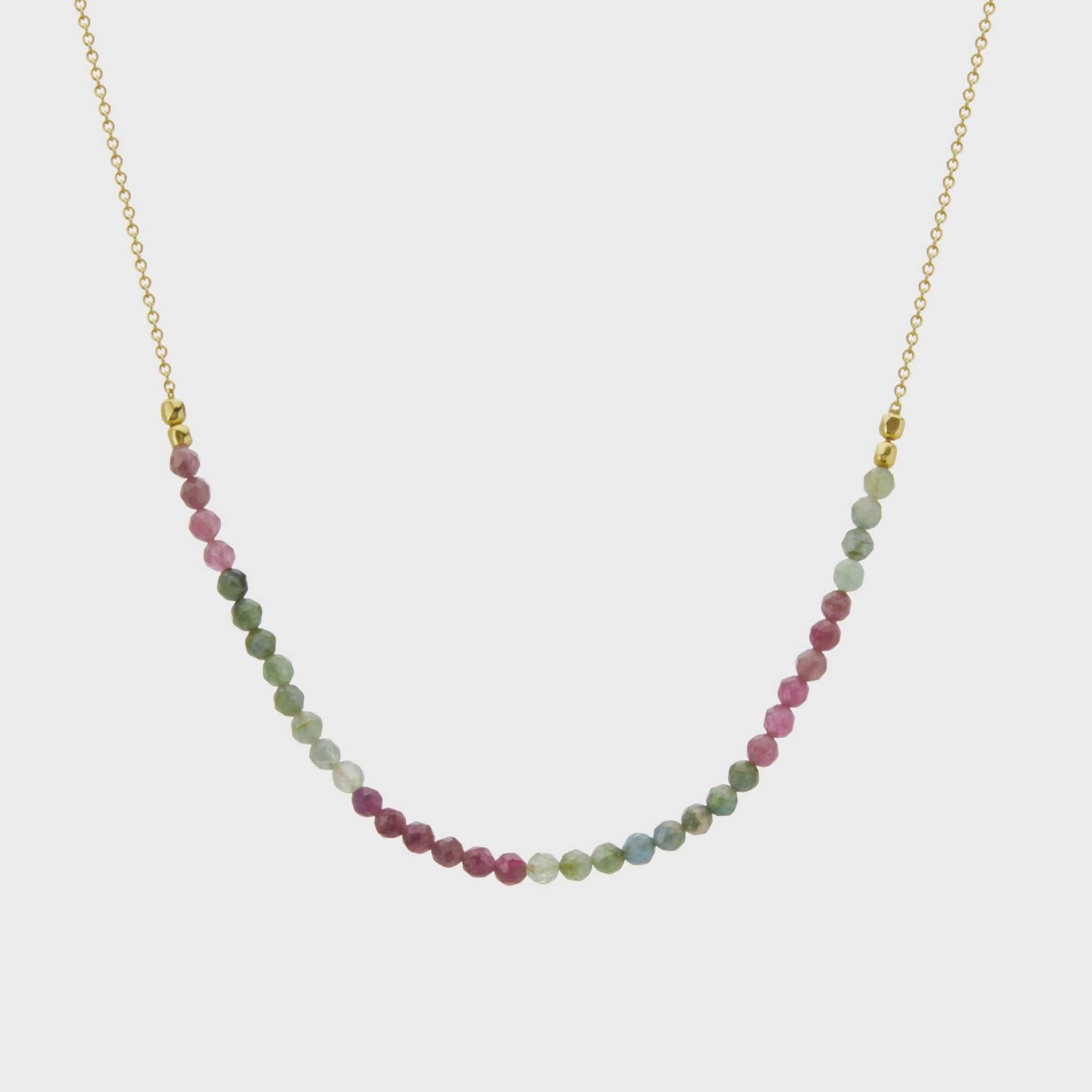 Murkani Wandering Soul Tourmaline Necklace Gold