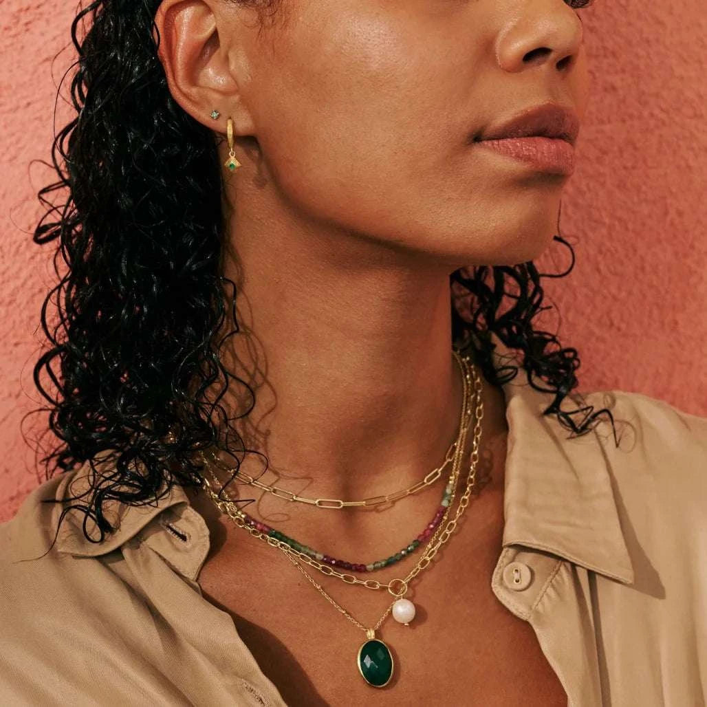 Murkani Wandering Soul Tourmaline Necklace Gold