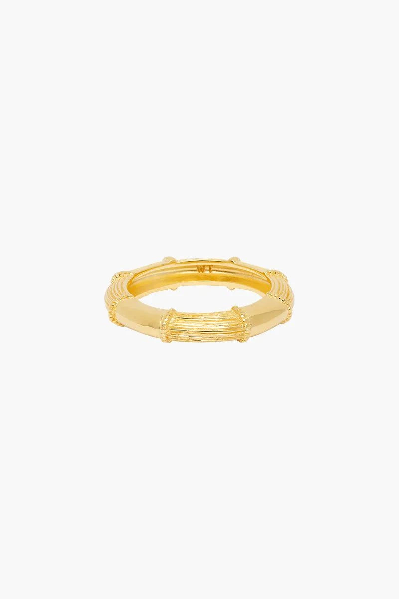 Wildthings Goldstripe Bamboo Ring Gold