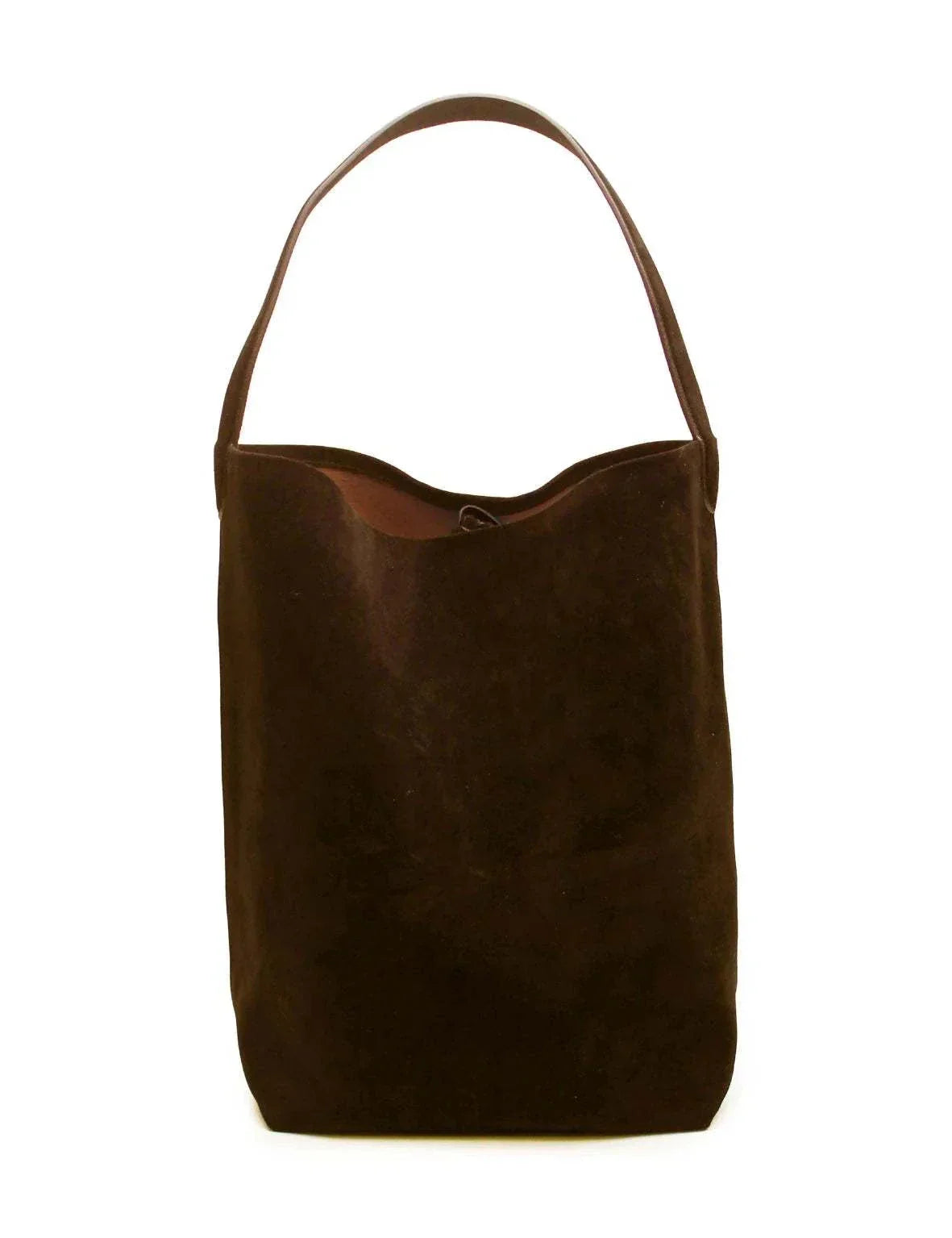 La Tribe Everyday XL Suede Bag Brown