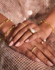 Murkani Of the Sea Baroque Pearl Ring Gold