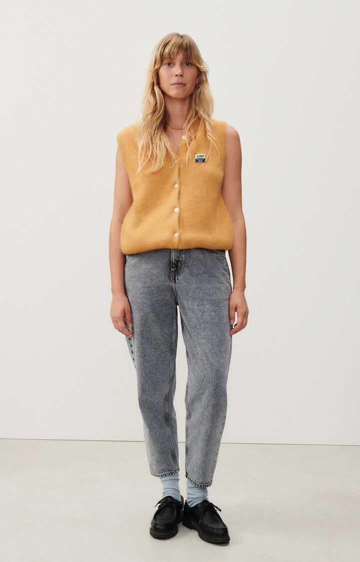 American Vintage Big Carrot Jeans Yopday  Black Salt and Pepper.