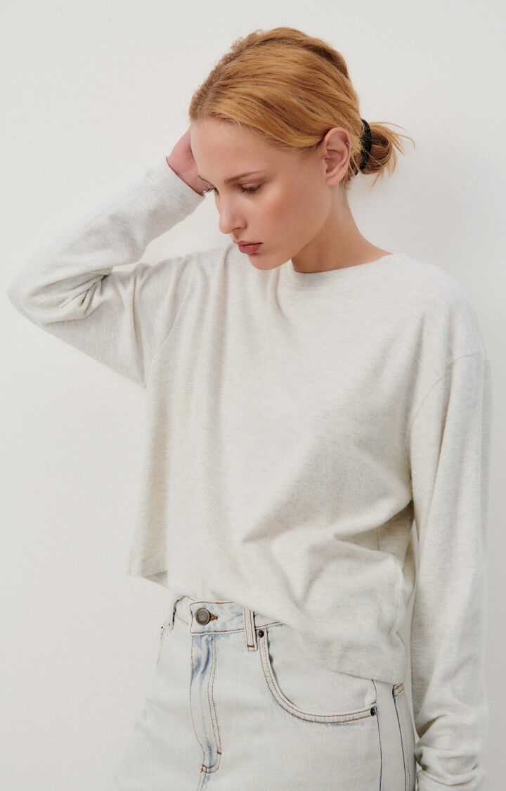 American Vintage Ypawood Womens T Shirt Heather Grey