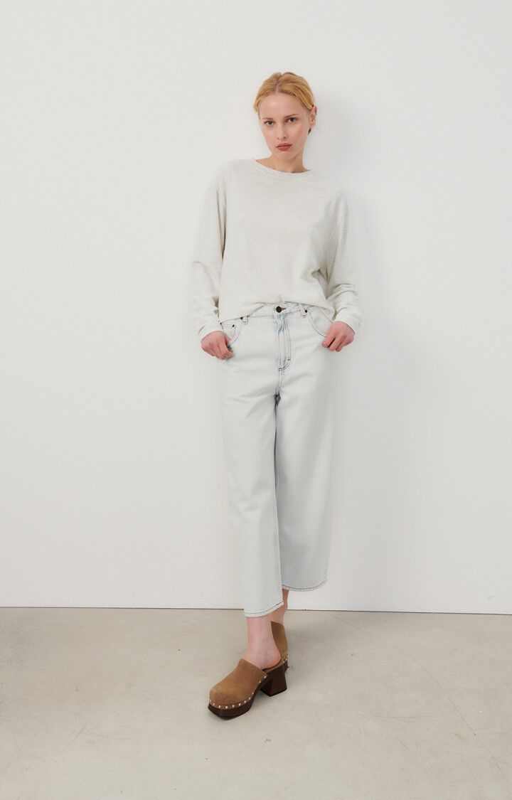 American Vintage Ypawood Womens T Shirt Heather Grey