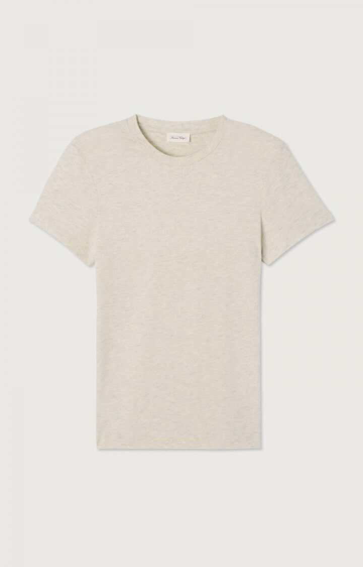 American Vintage Ypawood T Shirt Short Sleeve Crew Neck Heather Grey