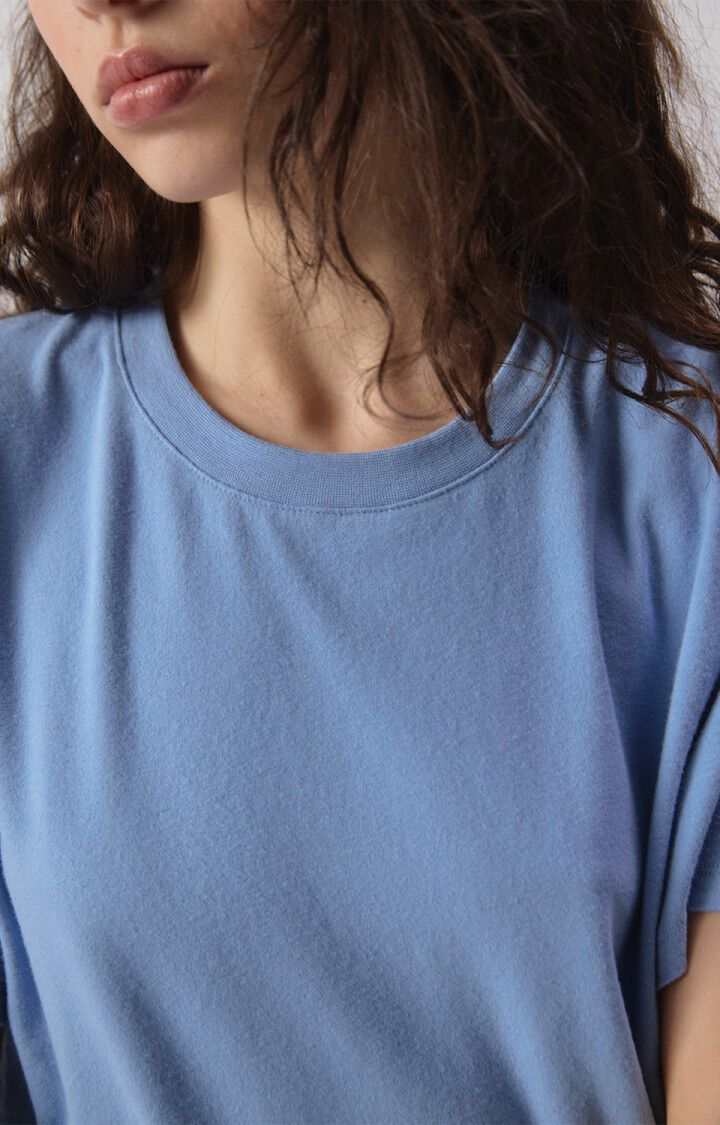 American Vintage Ypawood T Shirt Blue Melange