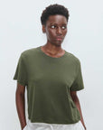 American Vintage Ypawood T Shirt Copse Melange