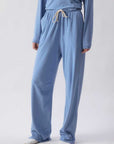American Vintage Ypawood Joggers Blue Melange