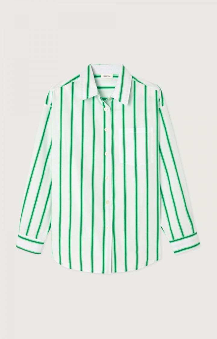 American Vintage Womens Shirt Zatybay Lagoon Stripes