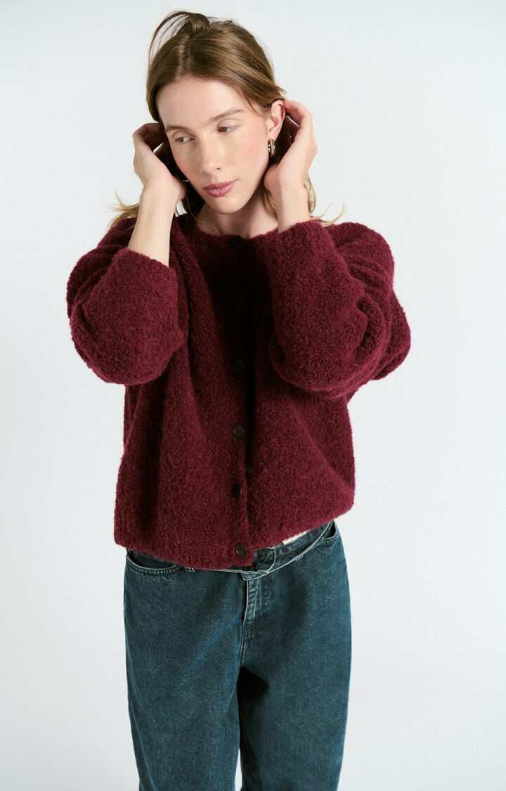 American Vintage Zolly Cardigan Pomegranate Melange
