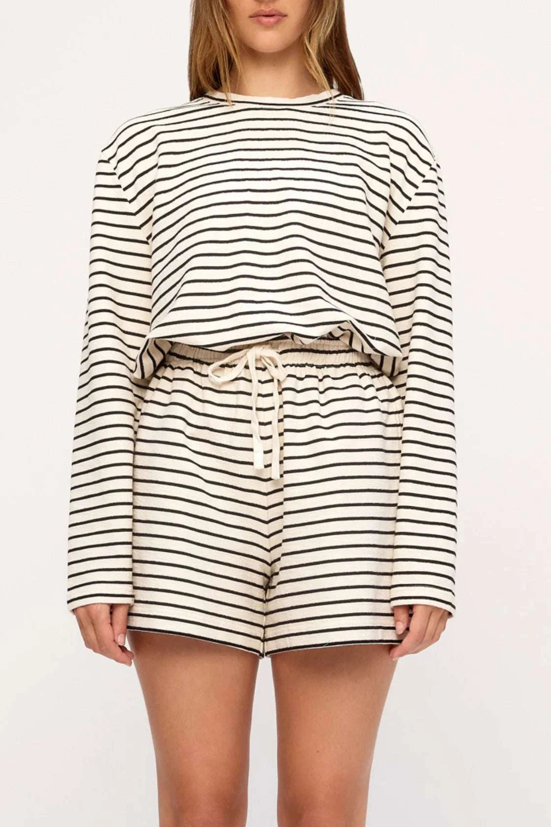 Zulu and Zephyr Jersey Sport Short Black Stripe