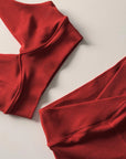 Zulu and Zephyr 4 Inch Bike Short Red Waffle