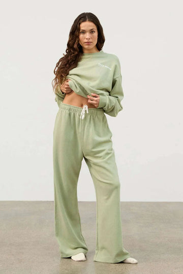 Zulu and Zephyr Fleece Sport Sweat Pant Eucalyptus