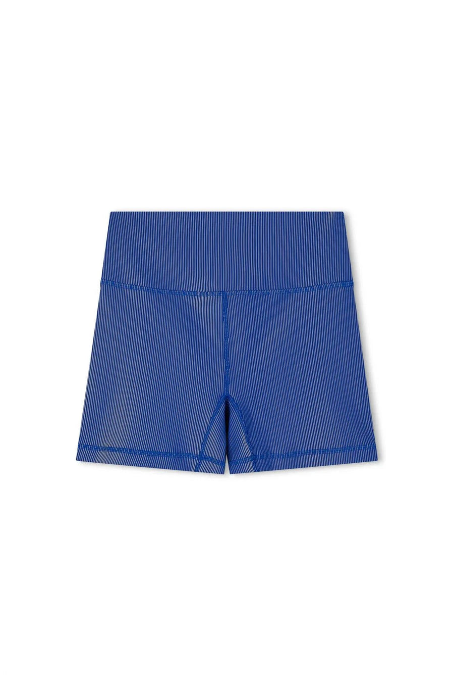 Zulu and Zephyr Stripe Rib Short Dolphin Blue