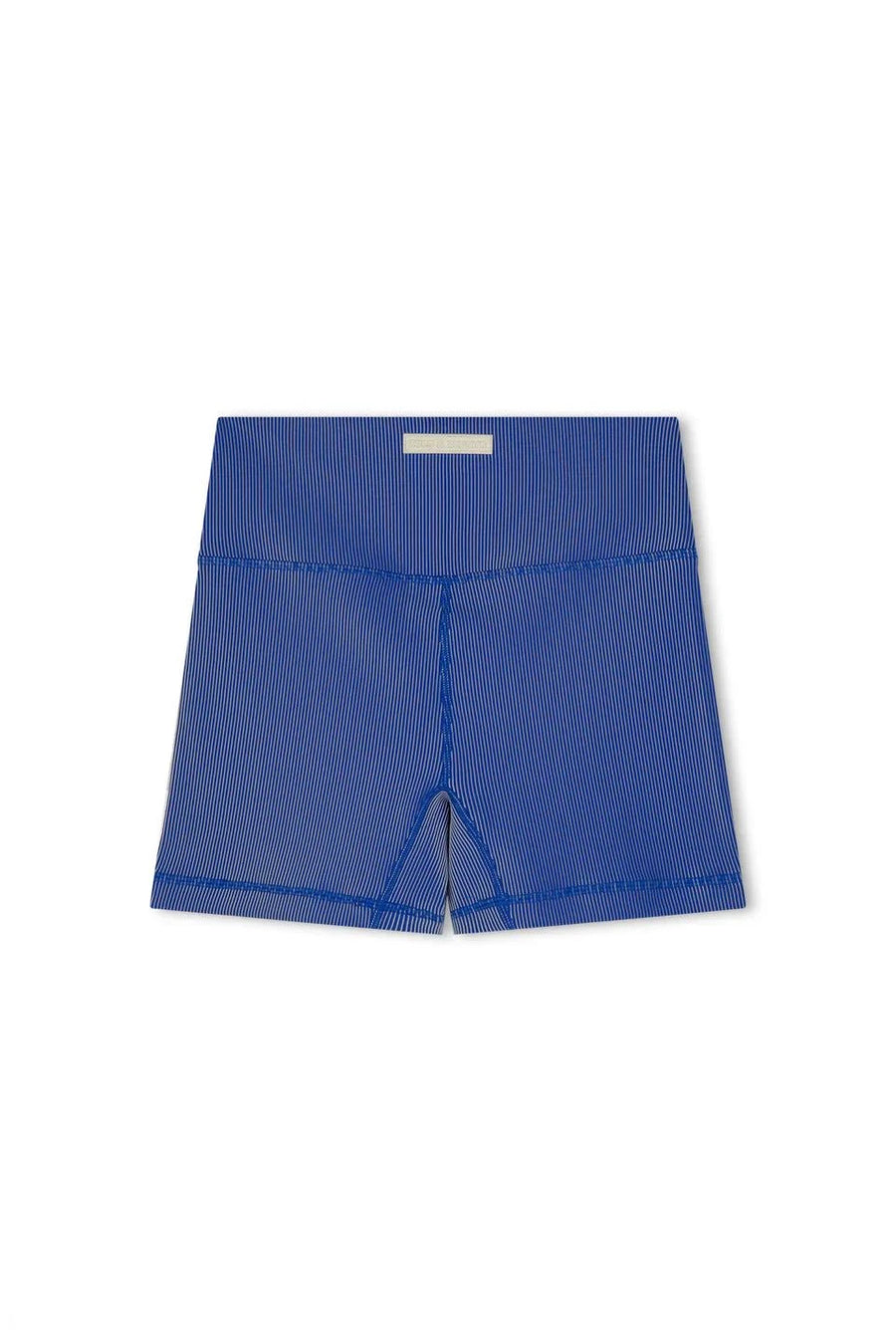 Zulu and Zephyr Stripe Rib Short Dolphin Blue