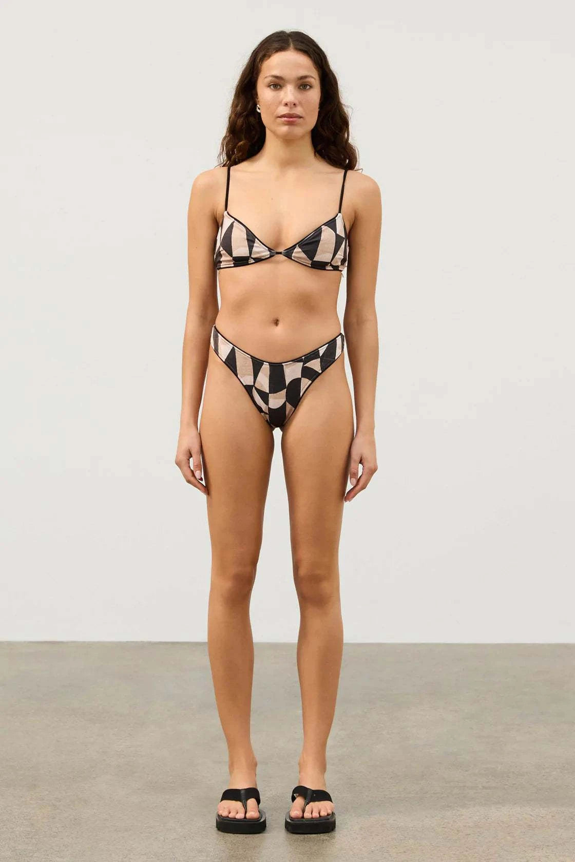 Zulu and Zephyr Mosaic Curve Thong Brief