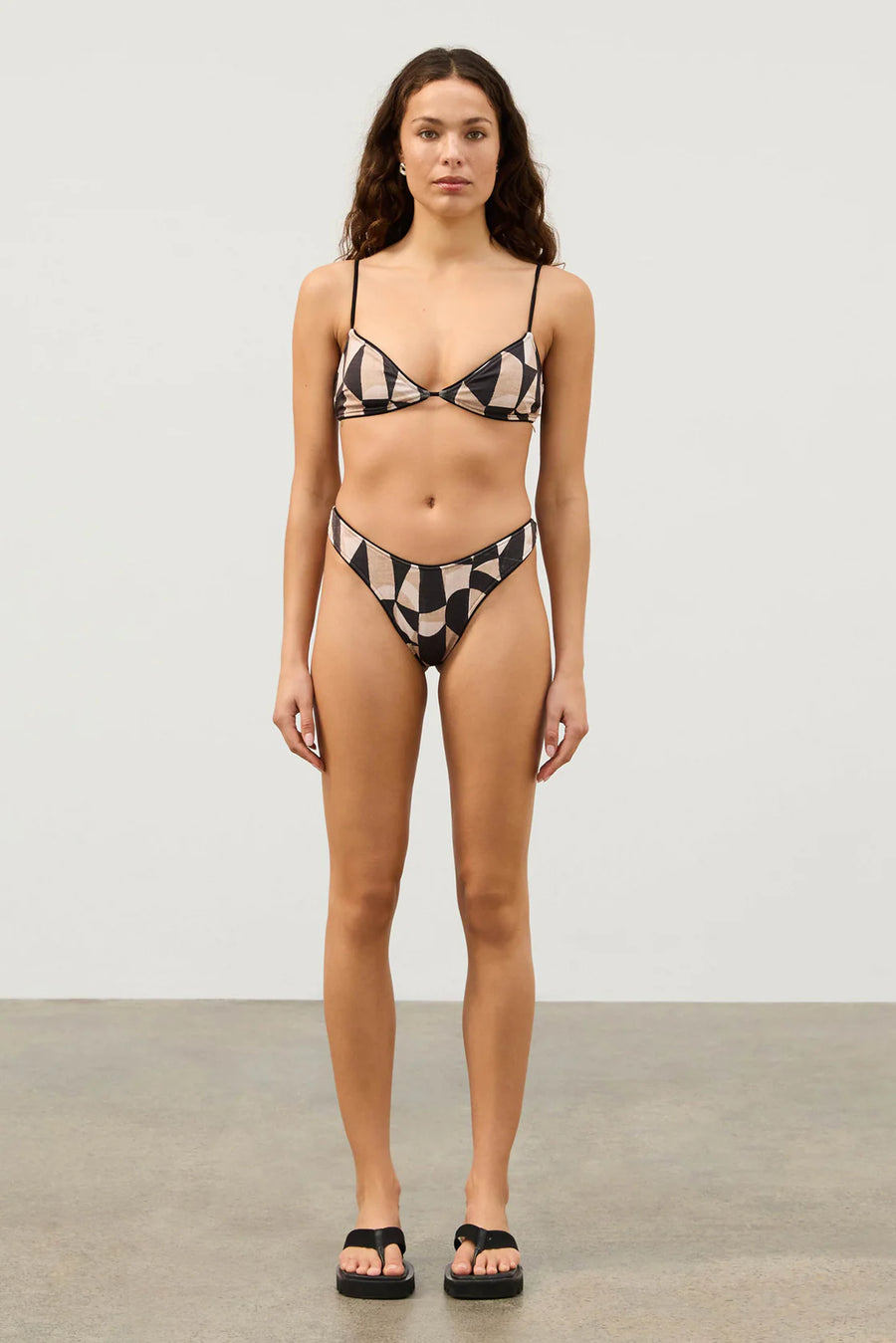 Zulu and Zephyr Mosaic Curve Thong Brief