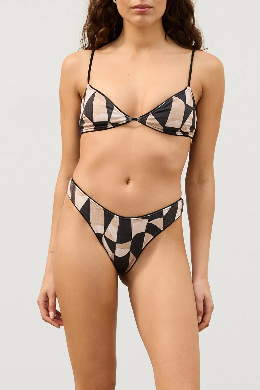 Zulu and Zephyr Mosaic Curve Thong Brief