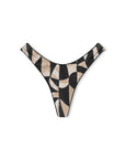 Zulu and Zephyr Mosaic Curve Thong Brief
