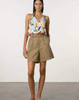 Zulu and Zephyr Tailored Twill Short Olive