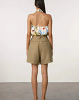 Zulu and Zephyr Summer Floral Cotton Halter Top