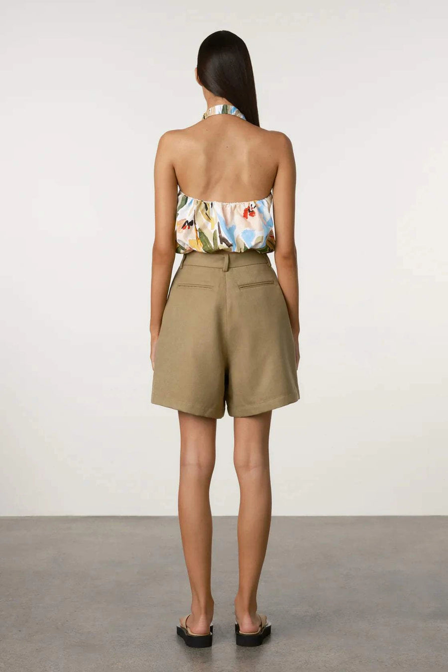 Zulu and Zephyr Summer Floral Cotton Halter Top