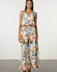 Zulu and Zephyr Summer Floral Cotton Halter Top