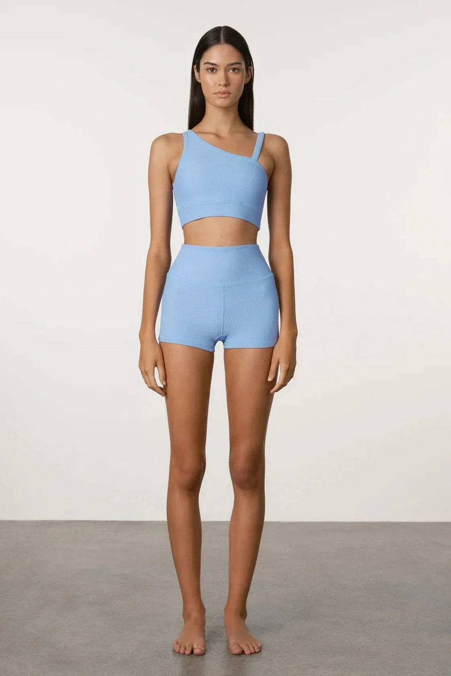 Zulu and Zephyr Waffle 2 Inch Bike Short Ocean Blue