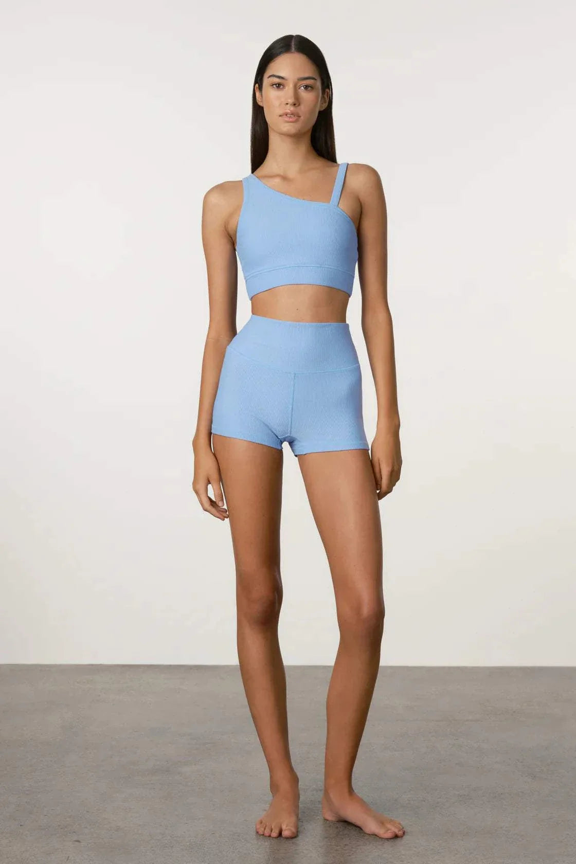 Zulu and Zephyr Waffle 2 Inch Bike Short Ocean Blue