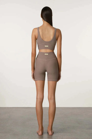 Zulu and Zephyr Waffle 7 Inch Bike Short Carob