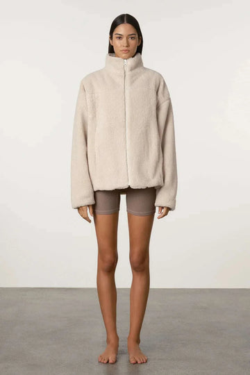 Zulu and Zephyr Sherpa Jacket Natural