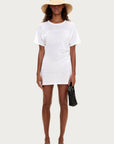 Zulu and Zephyr T Shirt Dress White