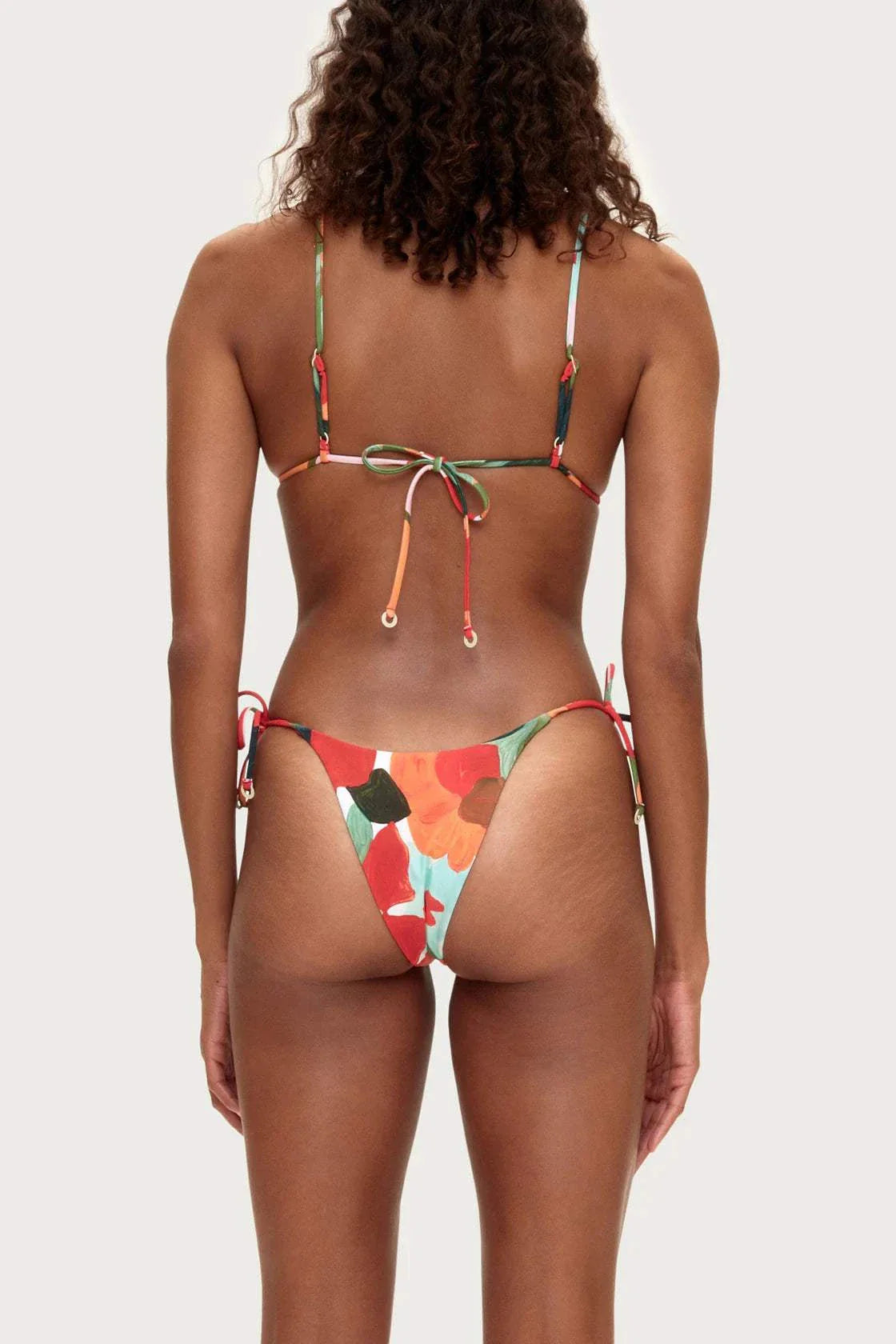 Zulu and Zephyr Retro Tie Red Floral