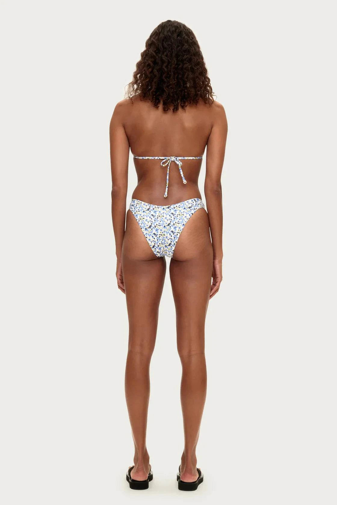 Zulu and Zephyr Curve Brief Blue Floral