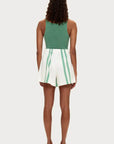 Zulu and Zephyr Cotton Linen Short Green