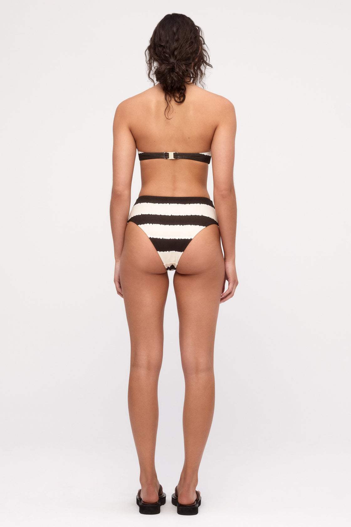 Zulu and Zephyr Bandeau Top Tye Dye Stripe
