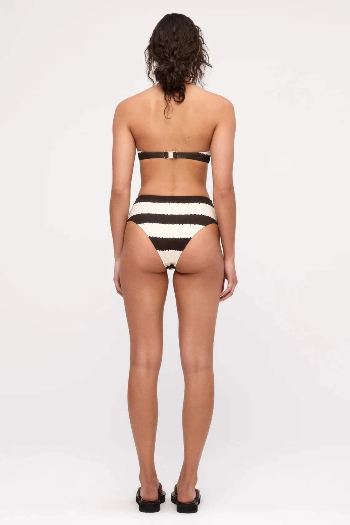 Zulu and Zephyr Waisted Full Brief Tye Dye Stripe