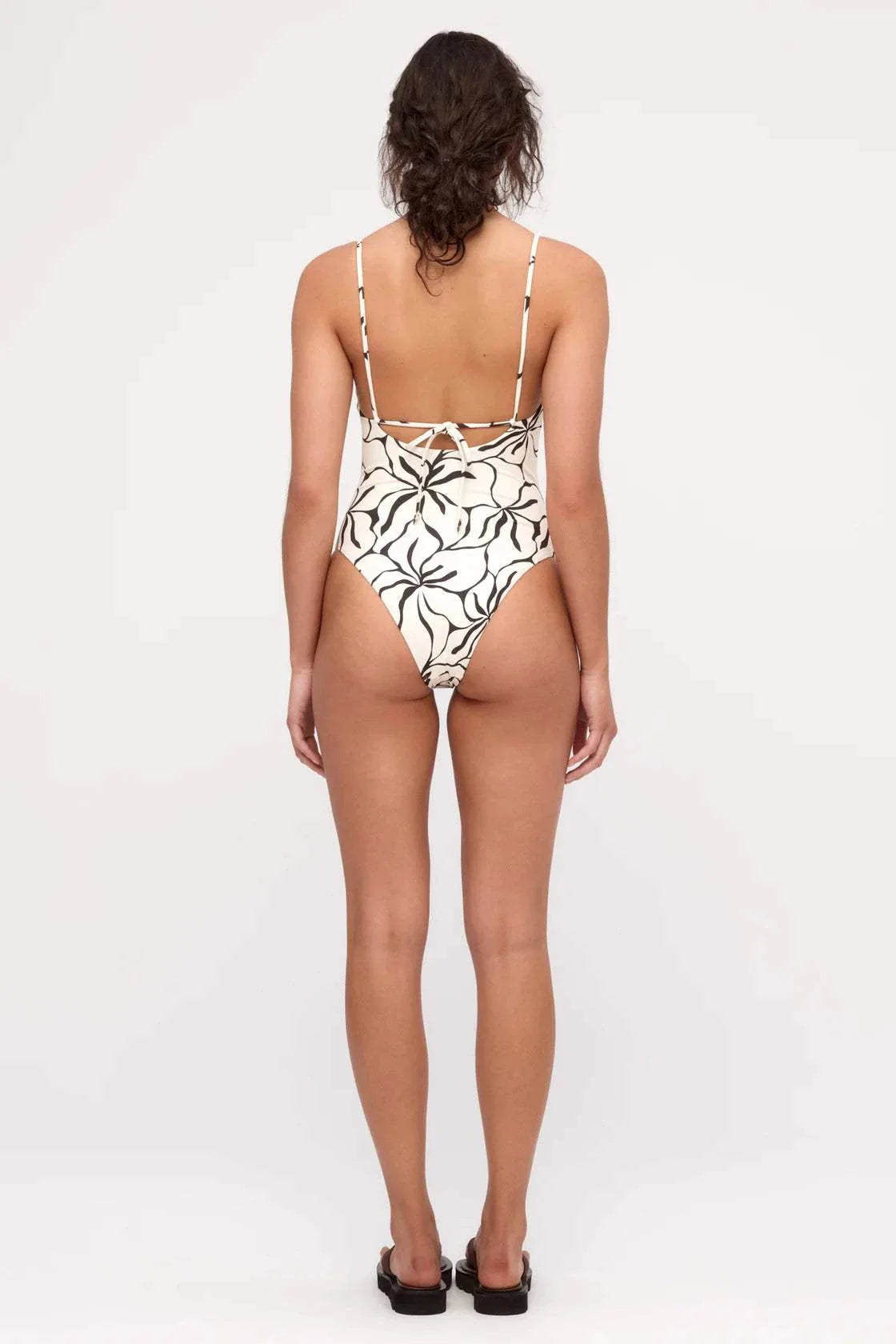 Zulu and Zephyr Reversible One Piece Cream Flower
