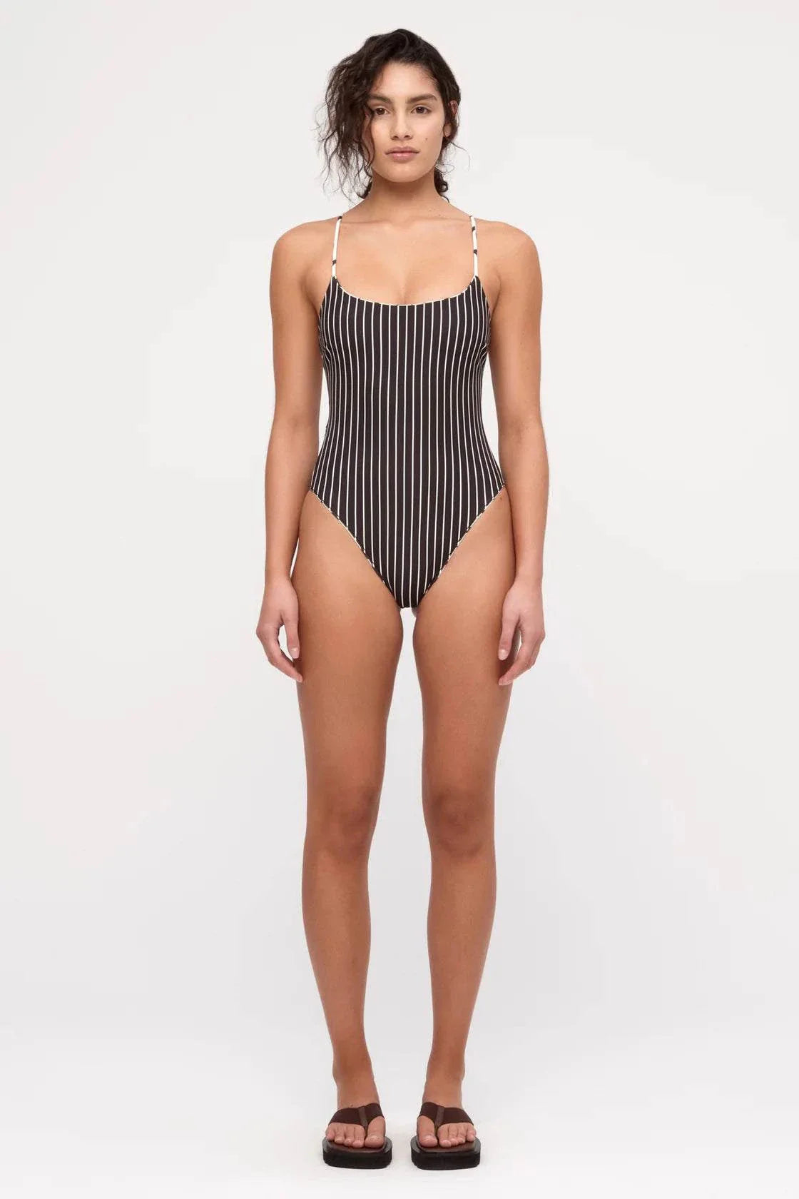 Zulu and Zephyr Reversible One Piece Cream Flower