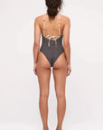Zulu and Zephyr Reversible One Piece Cream Flower