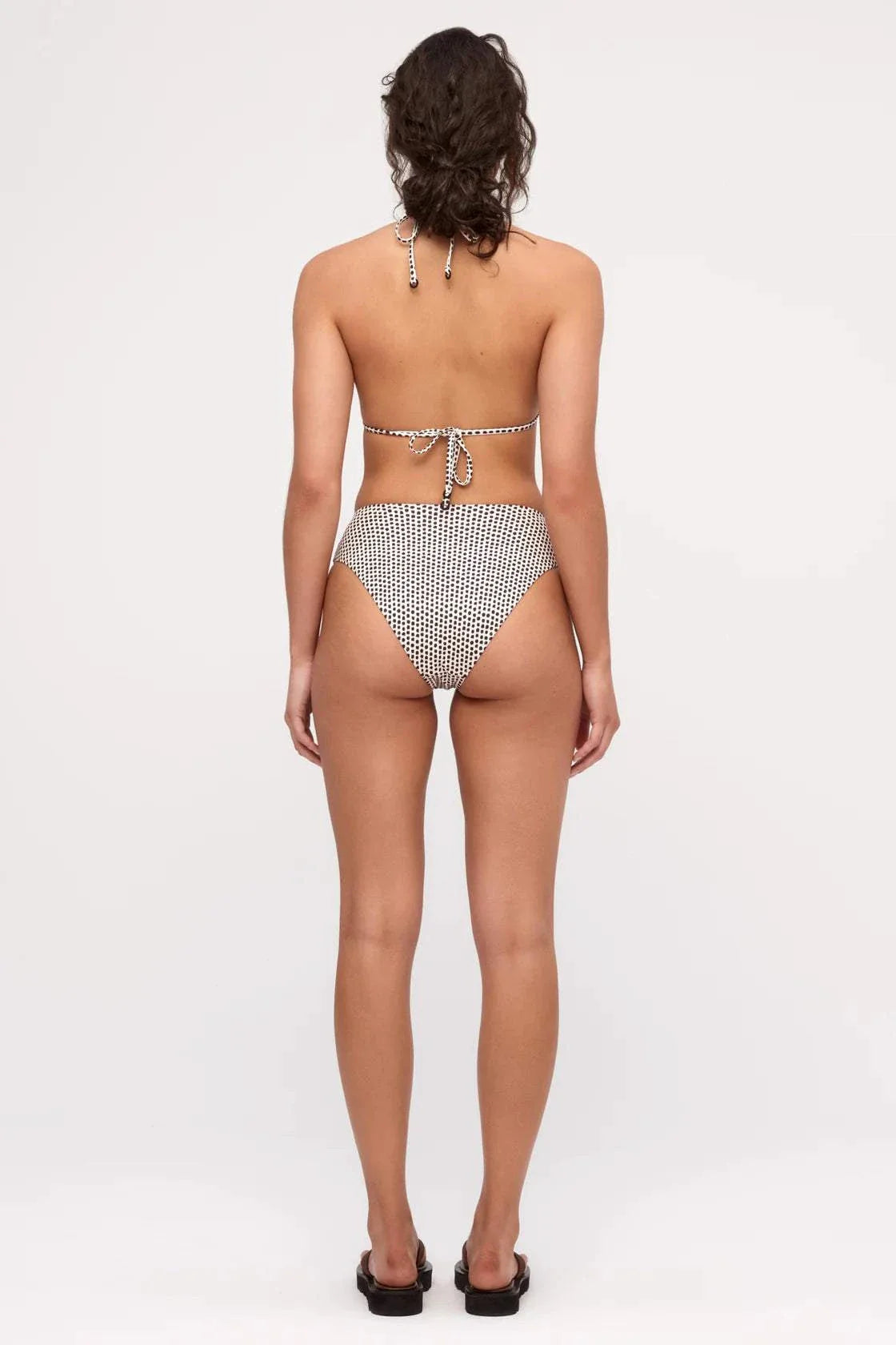 Zulu and Zephyr Reversible Waisted Full Brief Natural Spot