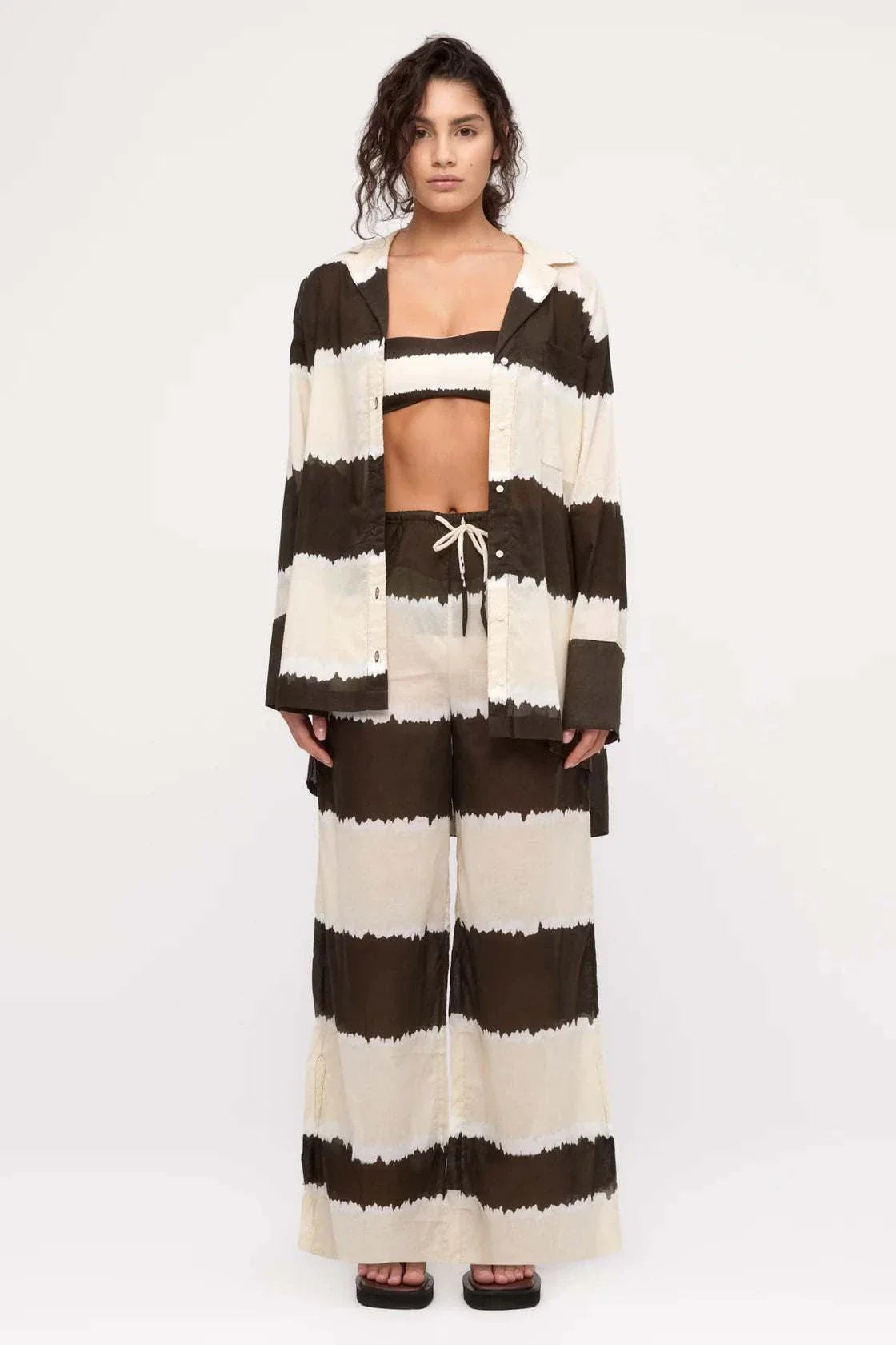 Zulu and Zephyr Pant Tye Dye Stripe