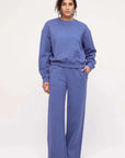 Zulu and Zephyr Fleece Sport Sweatpant Blue Solid