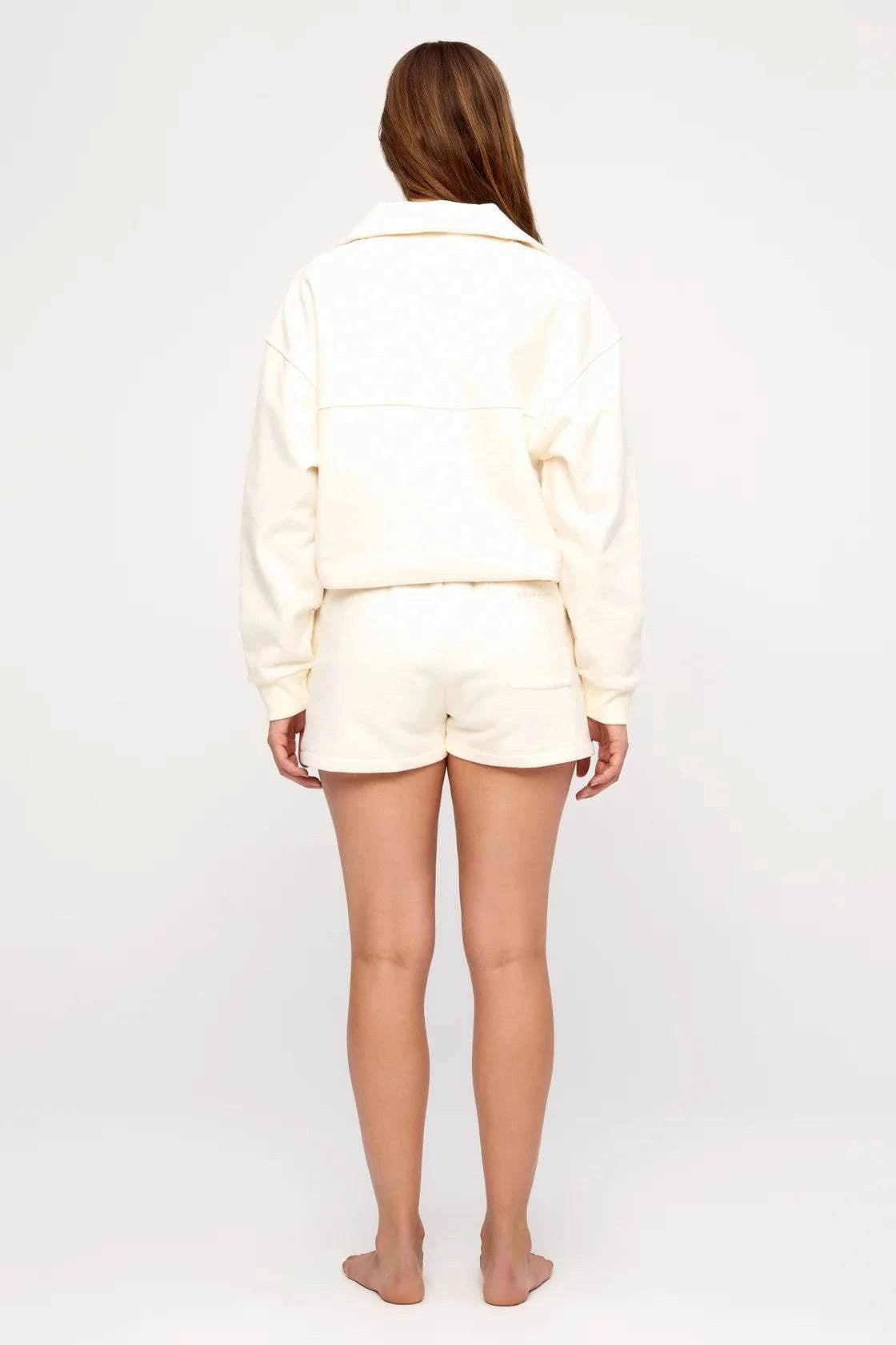 Zulu and Zephyr Sport Sweat Shirt Fleece Cream