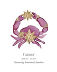 By Charlotte You Are Magic Zodiac Necklace Cancer Sterling Silver