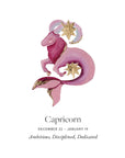 By Charlotte You Are Magic Zodiac Necklace Capricorn Gold