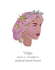 By Charlotte You Are Magic Zodiac Necklace Virgo Gold