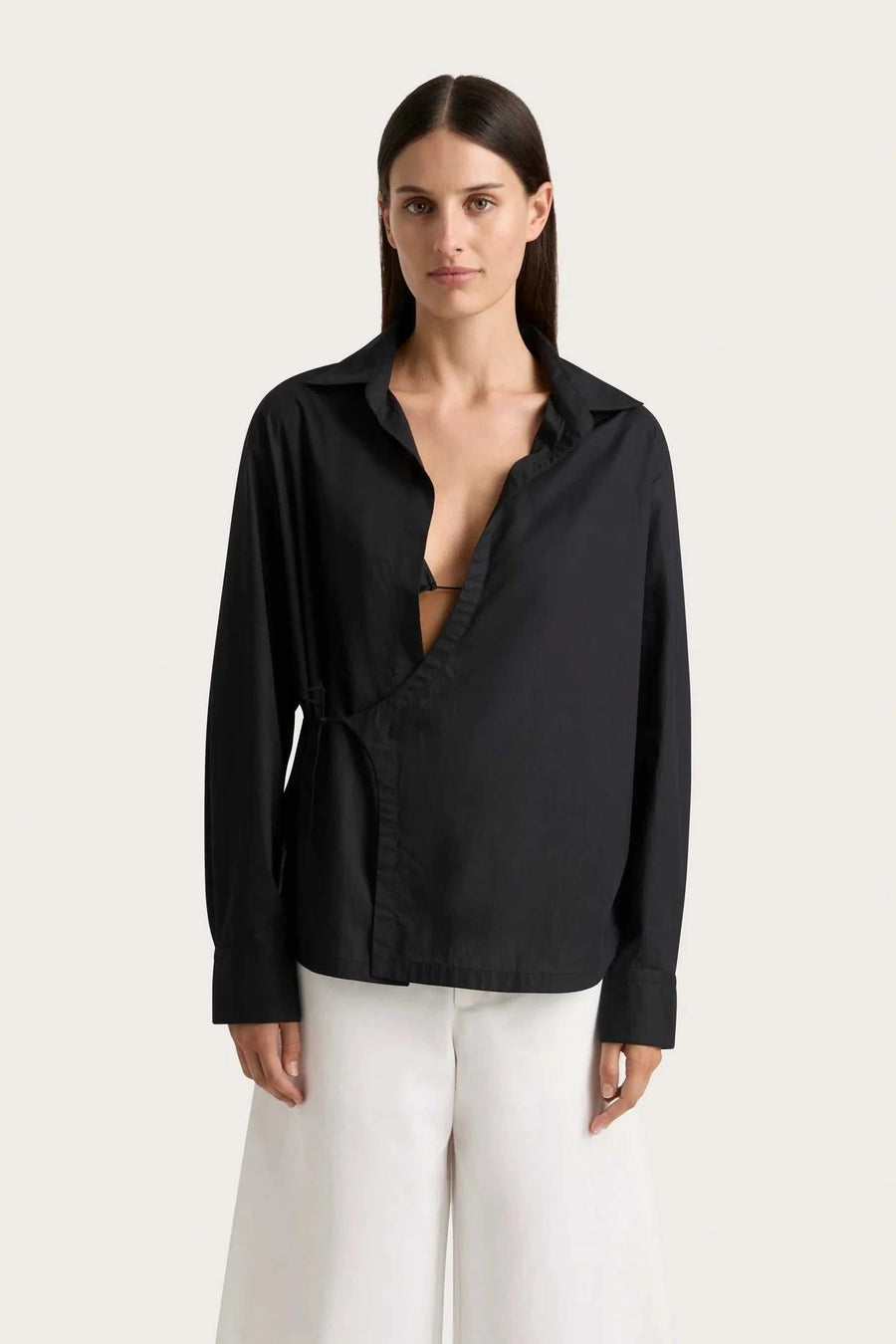 Faithfull The Brand Alliste Shirt Black
