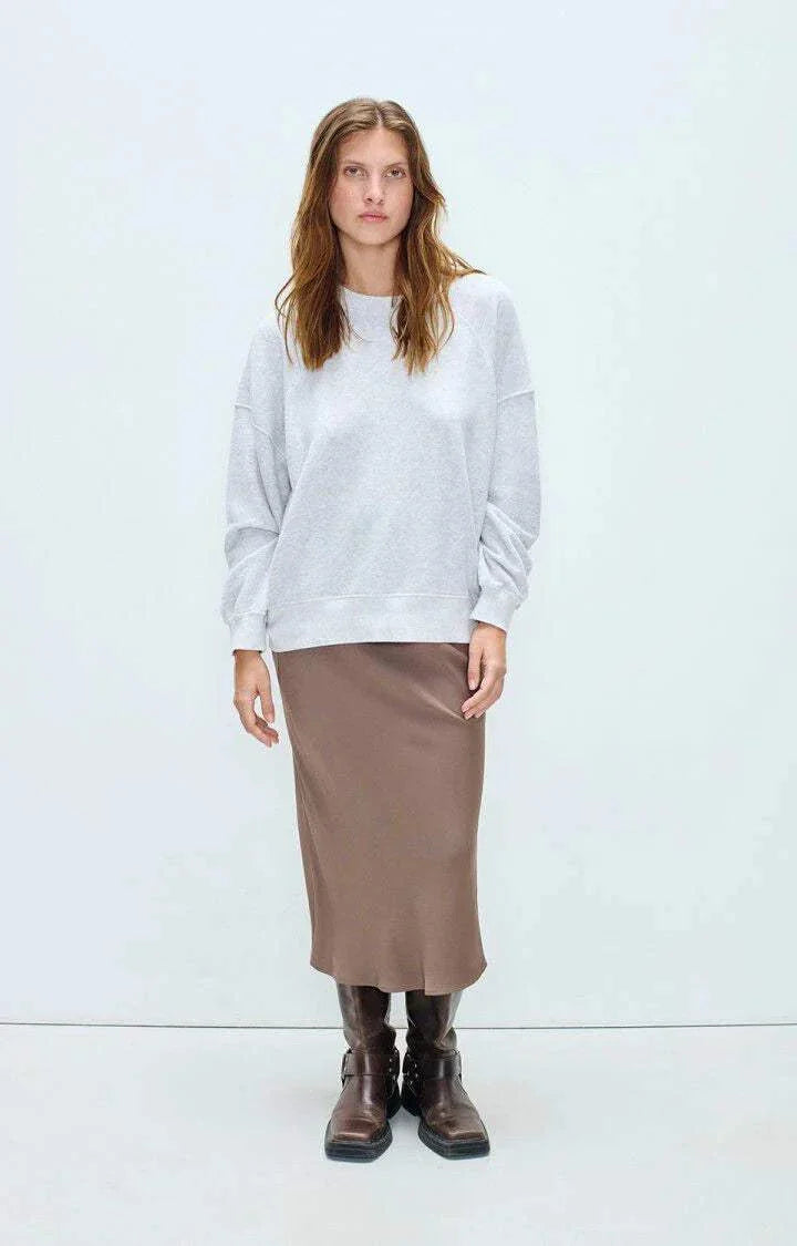 American Vintage Femme Sweats Atubay Arctic Melange