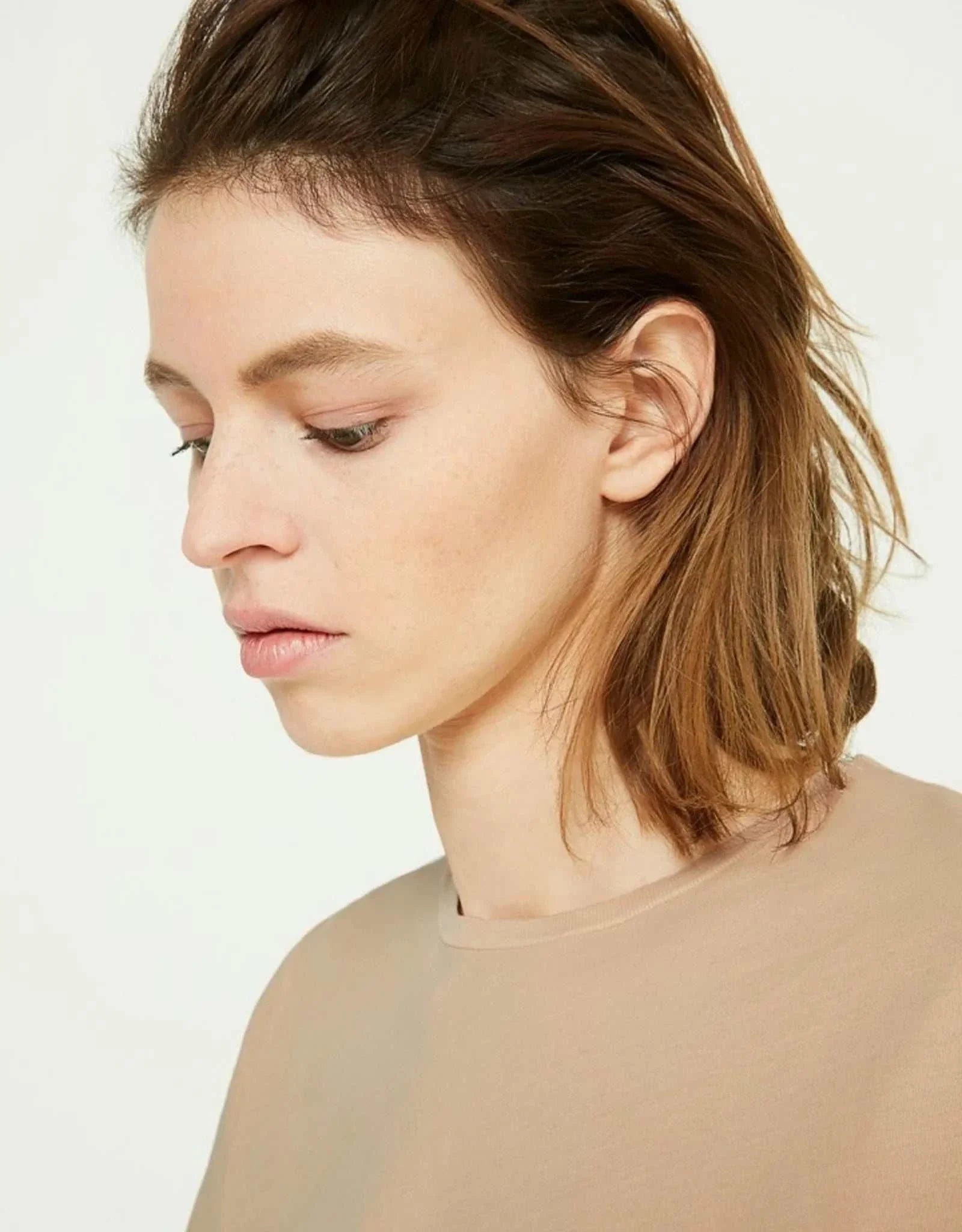 American Vintage Vegiflower T Shirt Biscuit